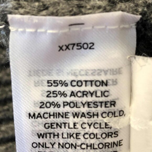 Nordstrom BP Cable Knit Waffle Weave Tunic Mini Sweater Dress Charcoal XS - Picture 7 of 7